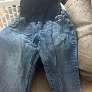 Motherhood Blue Women's Jeans Overalls